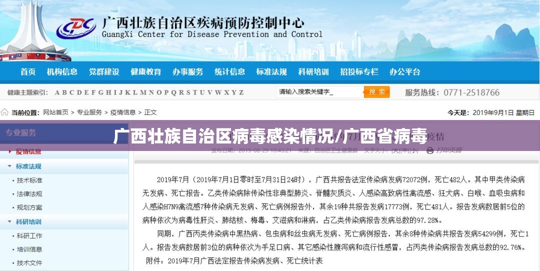 广西壮族自治区病毒感染情况/广西省病毒