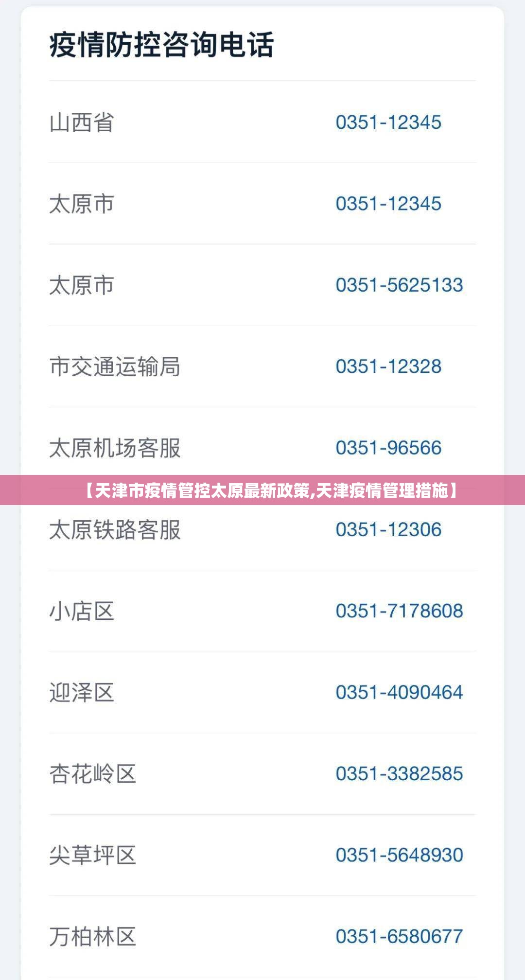 【天津市疫情管控太原最新政策,天津疫情管理措施】