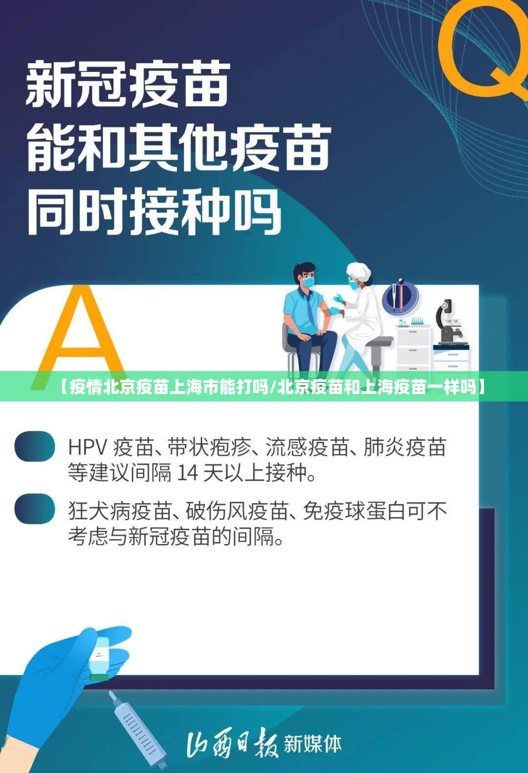 【疫情北京疫苗上海市能打吗/北京疫苗和上海疫苗一样吗】