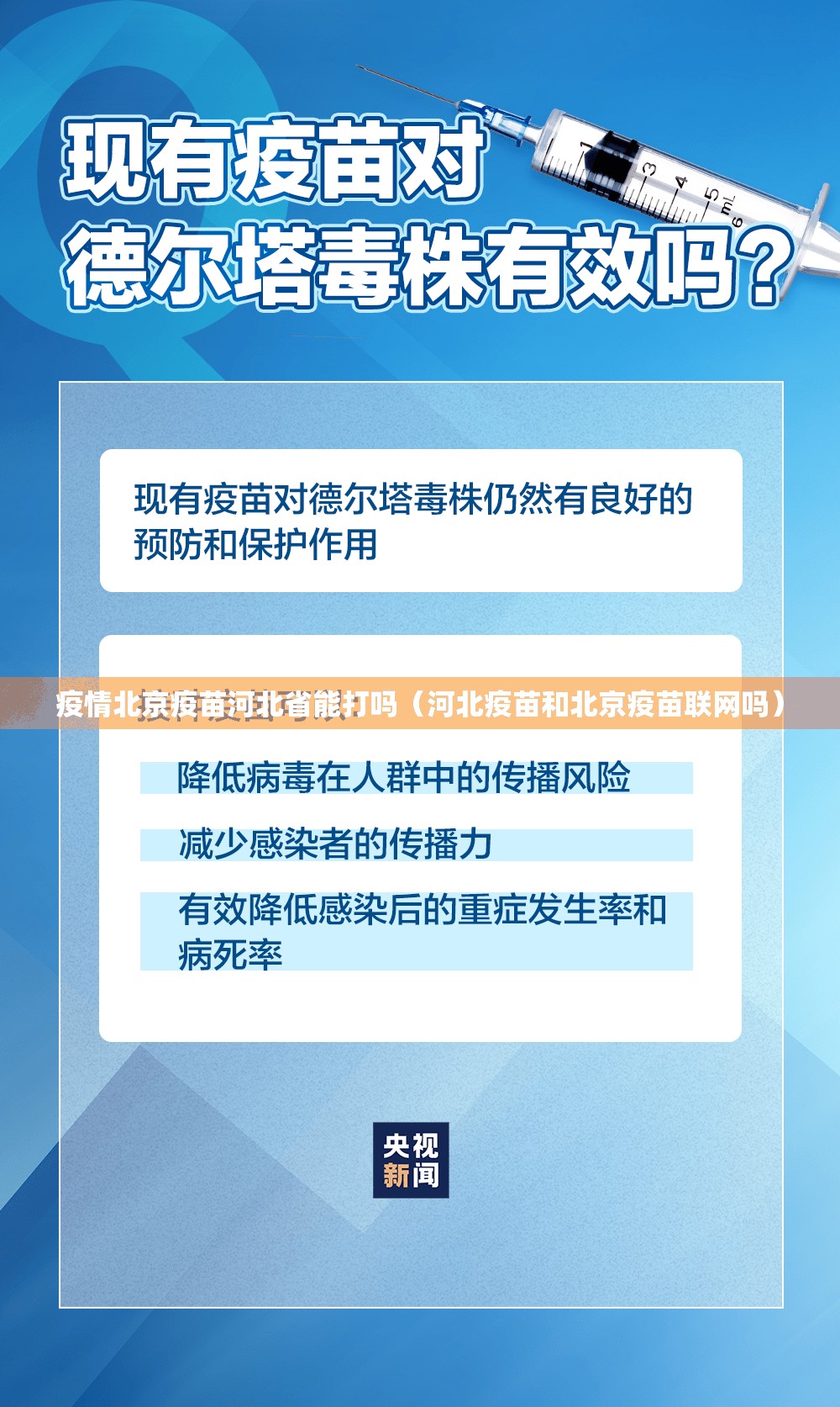 疫情北京疫苗河北省能打吗（河北疫苗和北京疫苗联网吗）