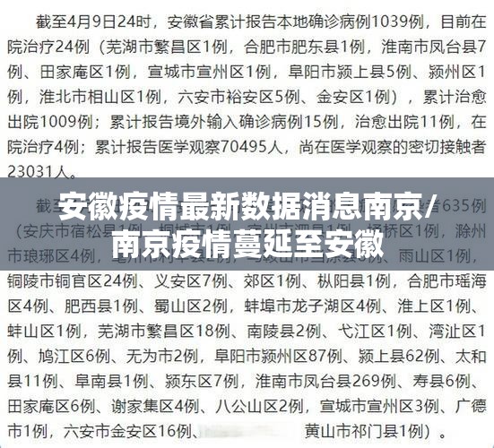 安徽疫情最新数据消息南京/南京疫情蔓延至安徽