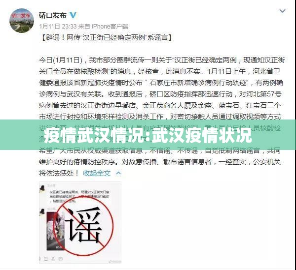 疫情武汉情况:武汉疫情状况
