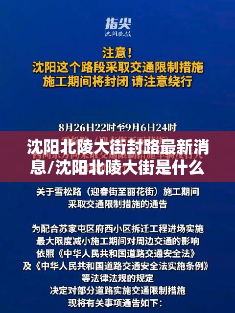 沈阳北陵大街封路最新消息/沈阳北陵大街是什么街道