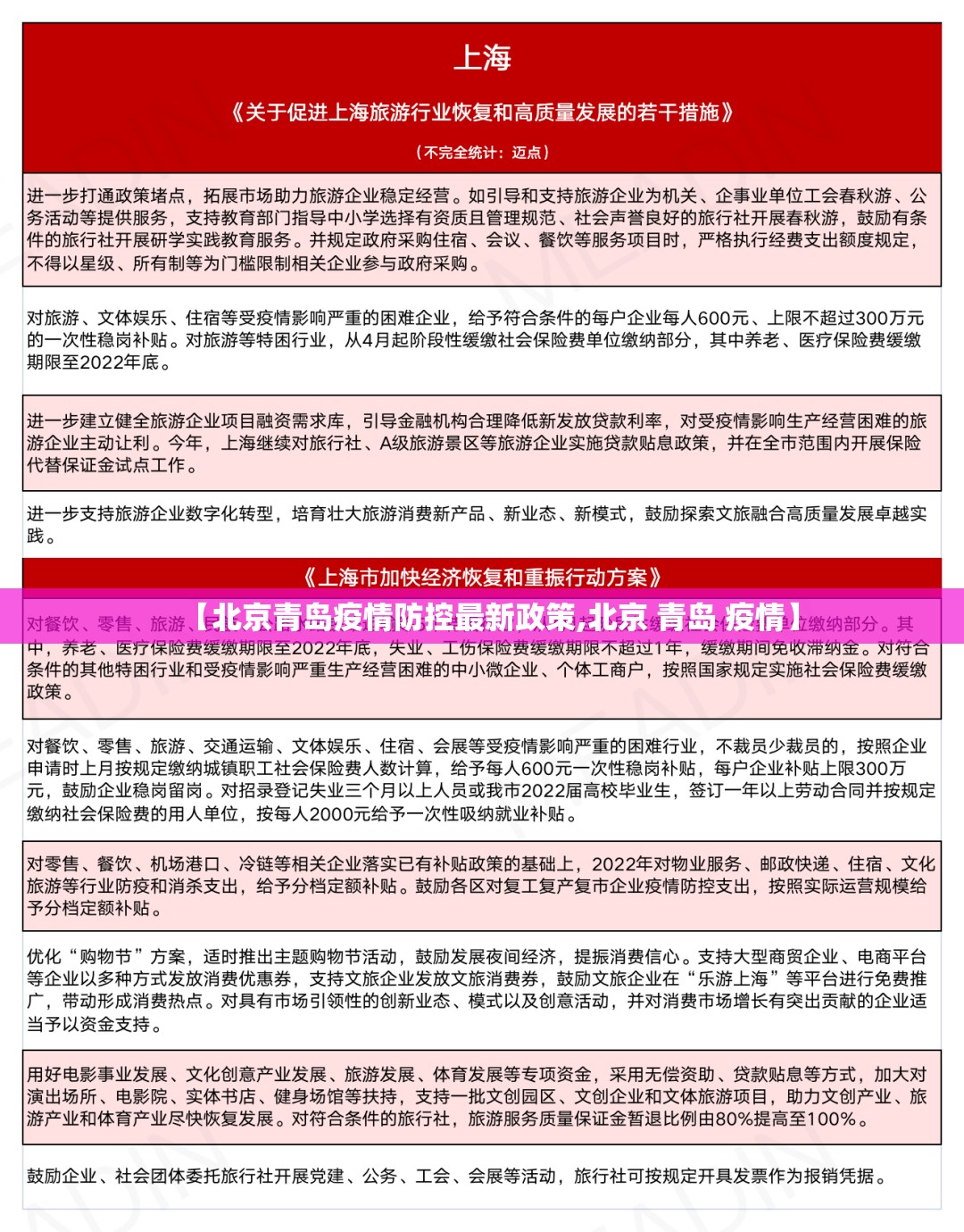 【北京青岛疫情防控最新政策,北京 青岛 疫情】