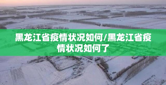 黑龙江省疫情状况如何/黑龙江省疫情状况如何了