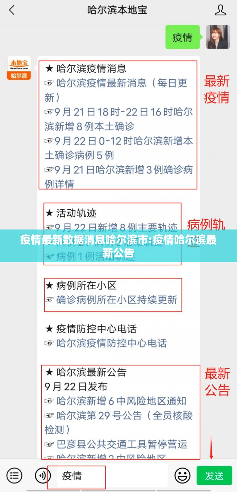 疫情最新数据消息哈尔滨市:疫情哈尔滨最新公告