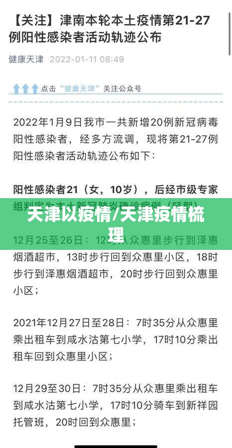 天津以疫情/天津疫情梳理