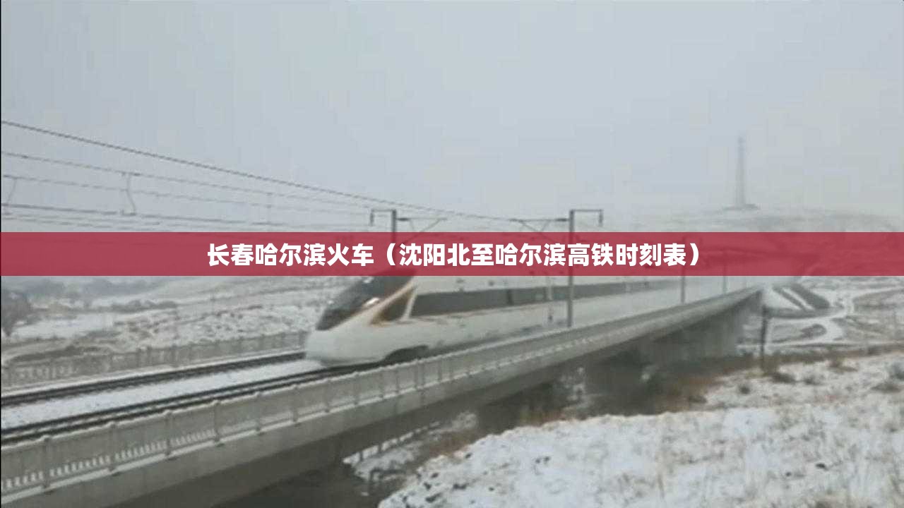长春哈尔滨火车（沈阳北至哈尔滨高铁时刻表）