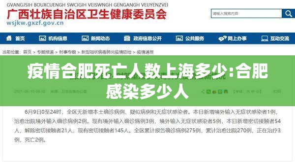 疫情合肥死亡人数上海多少:合肥感染多少人
