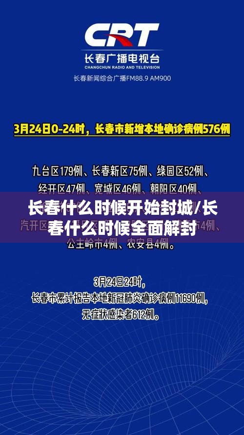 长春什么时候开始封城/长春什么时候全面解封