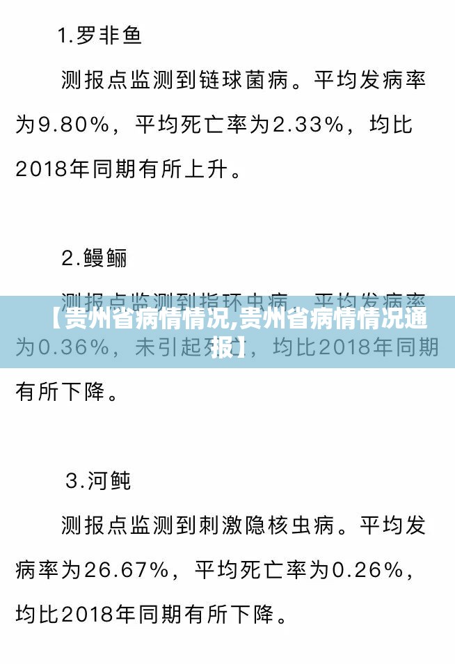 【贵州省病情情况,贵州省病情情况通报】