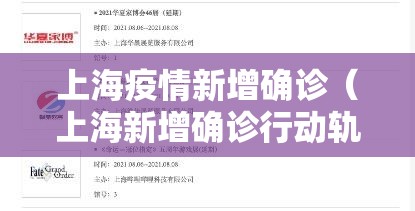 上海疫情新增确诊（上海新增确诊行动轨迹）
