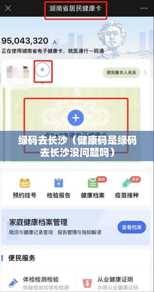 绿码去长沙（健康码是绿码去长沙没问题吗）