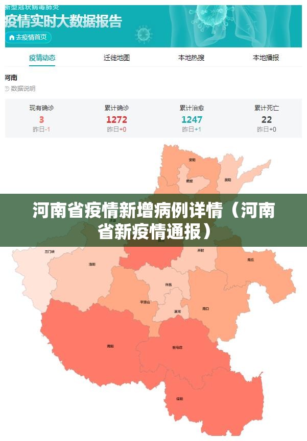 河南省疫情新增病例详情（河南省新疫情通报）