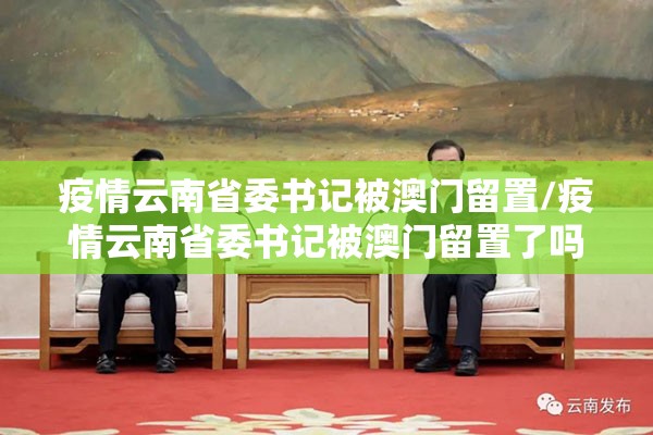 疫情云南省委书记被澳门留置/疫情云南省委书记被澳门留置了吗
