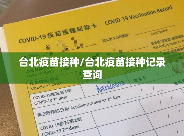 台北疫苗接种/台北疫苗接种记录查询