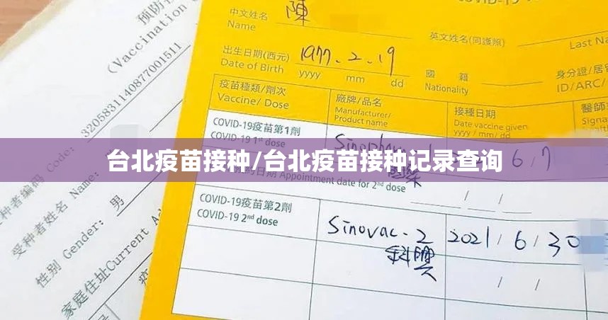 台北疫苗接种/台北疫苗接种记录查询