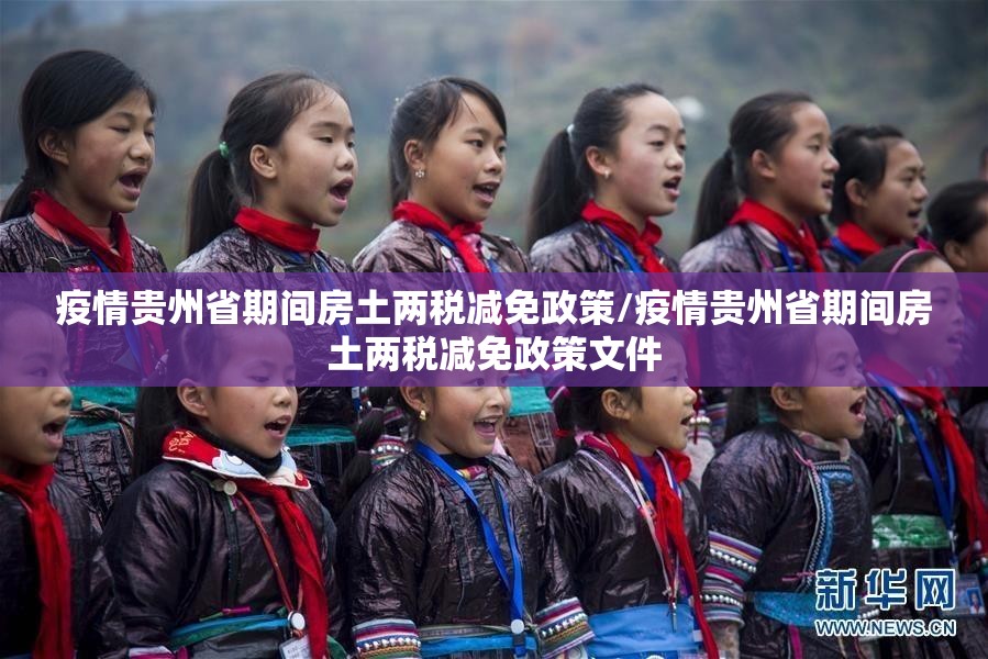 疫情贵州省期间房土两税减免政策/疫情贵州省期间房土两税减免政策文件