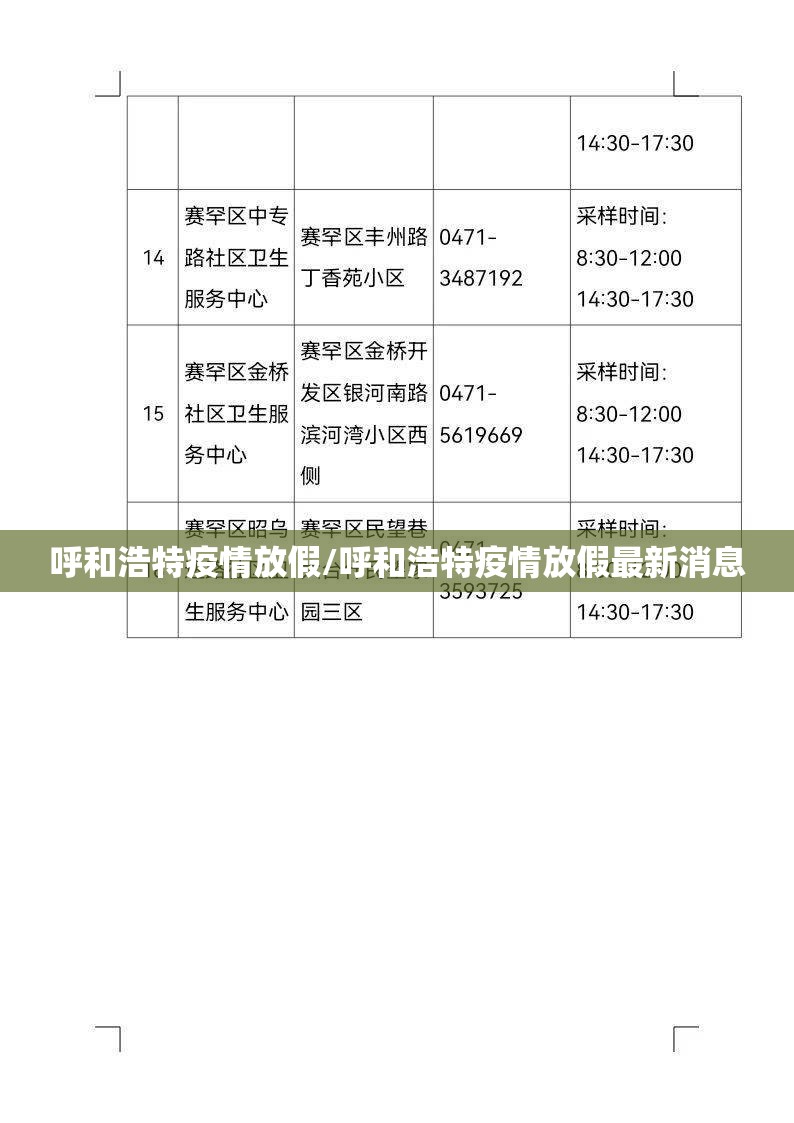 呼和浩特疫情放假/呼和浩特疫情放假最新消息