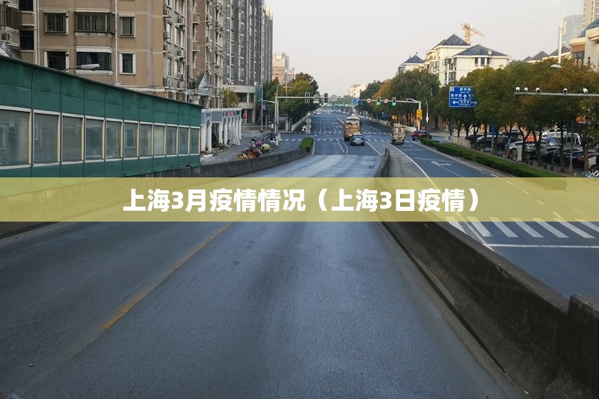 上海3月疫情情况（上海3日疫情）