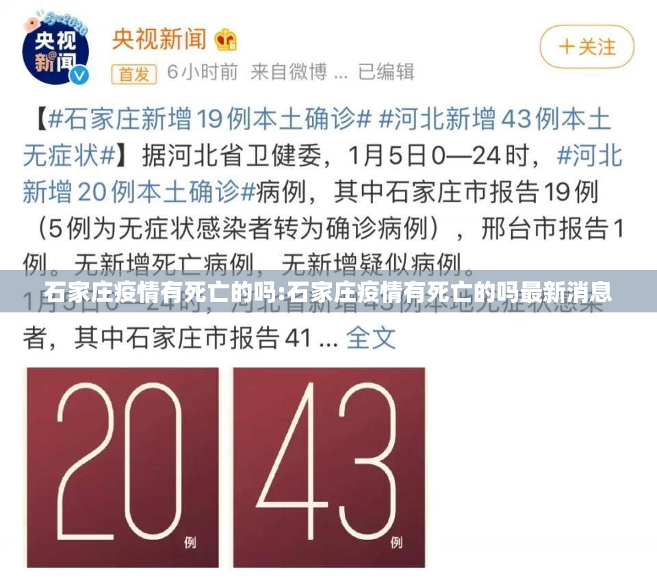 石家庄疫情有死亡的吗:石家庄疫情有死亡的吗最新消息