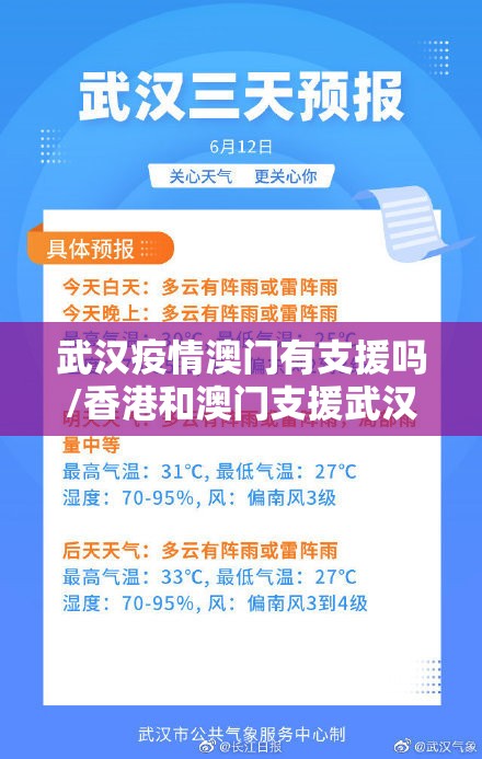 武汉疫情澳门有支援吗/香港和澳门支援武汉了吗