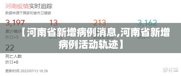【河南省新增病例消息,河南省新增病例活动轨迹】
