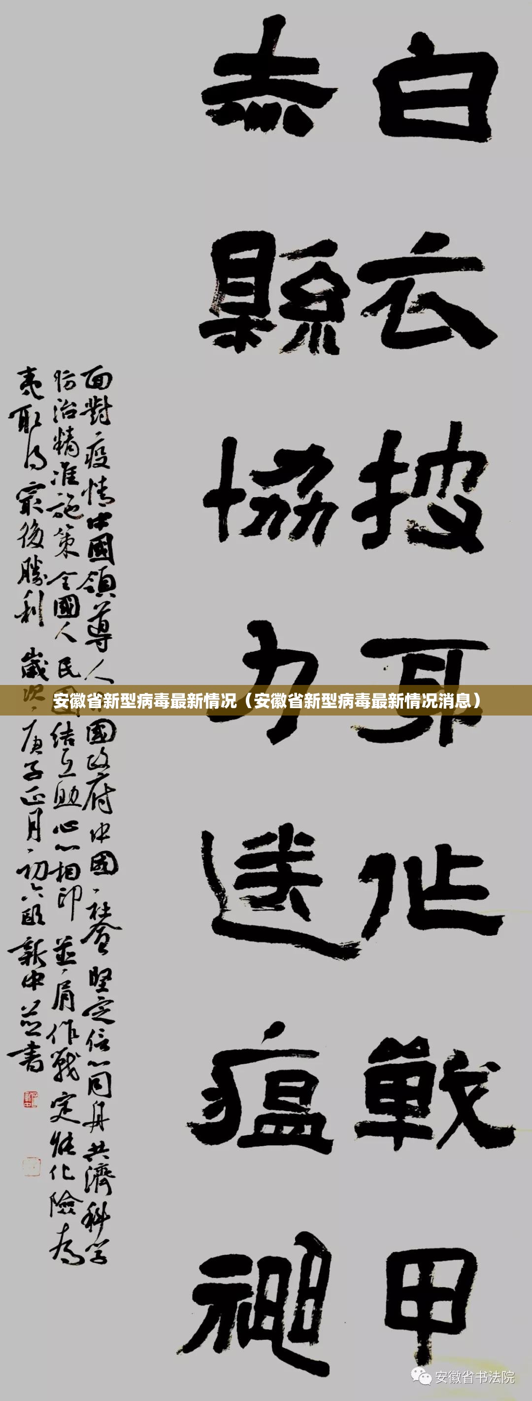 安徽省新型病毒最新情况（安徽省新型病毒最新情况消息）