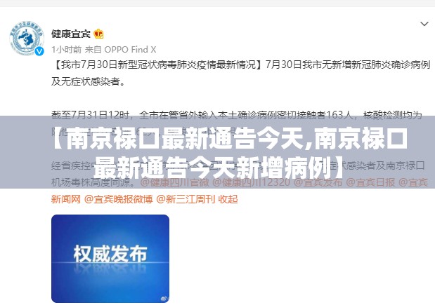 【南京禄口最新通告今天,南京禄口最新通告今天新增病例】
