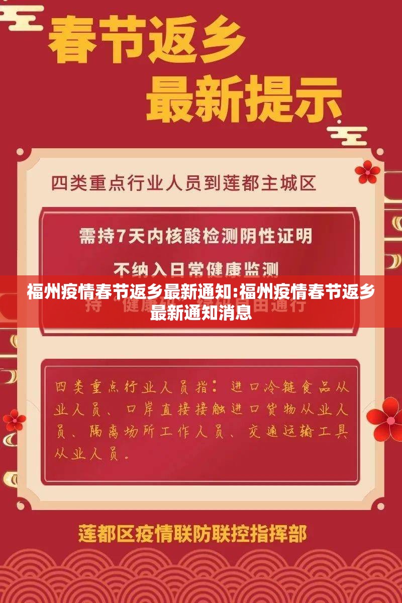 福州疫情春节返乡最新通知:福州疫情春节返乡最新通知消息