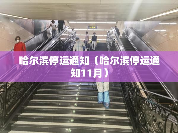 哈尔滨停运通知（哈尔滨停运通知11月）