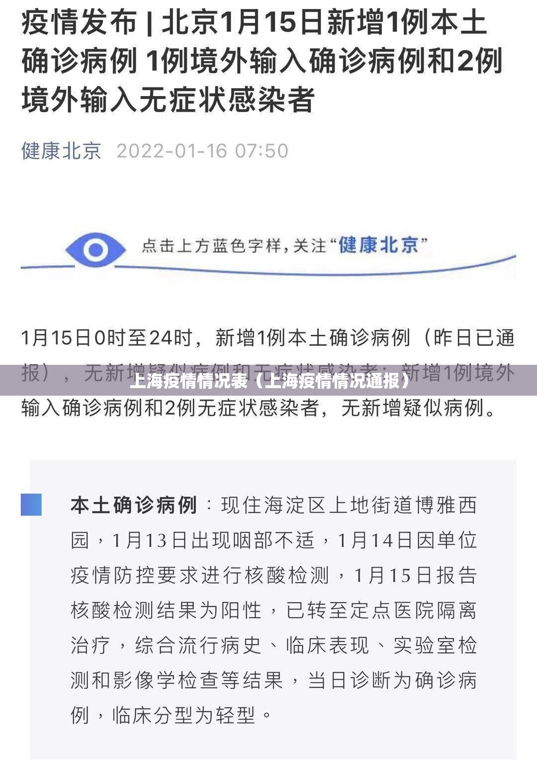 上海疫情情况表（上海疫情情况通报）