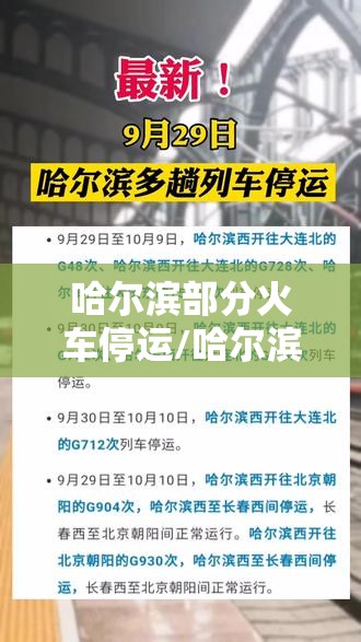 哈尔滨部分火车停运/哈尔滨火车停运了吗最新消息