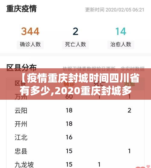 【疫情重庆封城时间四川省有多少,2020重庆封城多少天】
