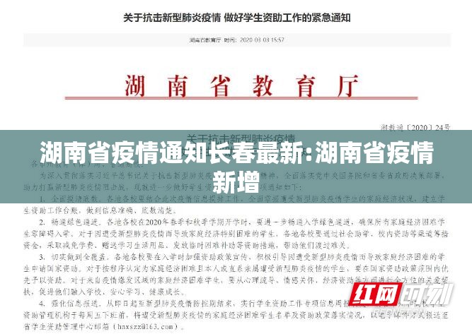湖南省疫情通知长春最新:湖南省疫情新增