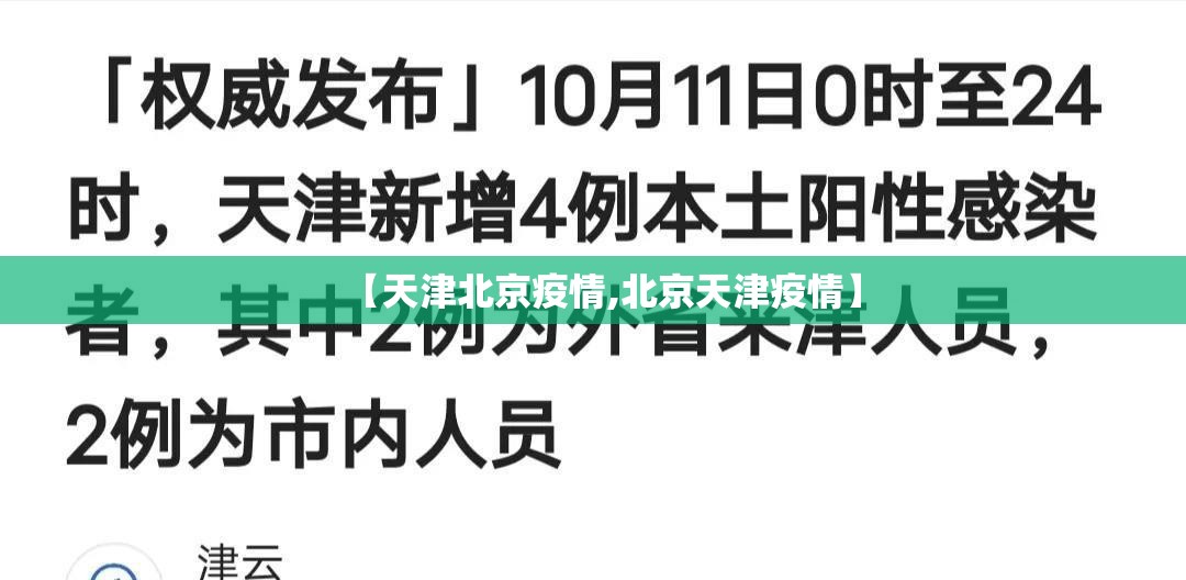 【天津北京疫情,北京天津疫情】