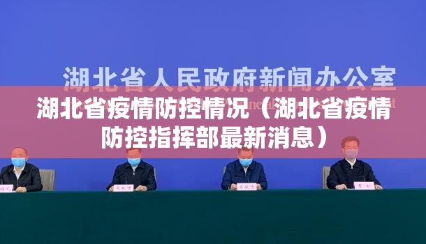 湖北省疫情防控情况（湖北省疫情防控指挥部最新消息）
