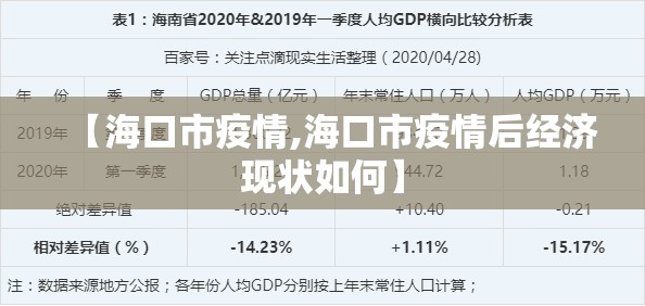 【海口市疫情,海口市疫情后经济现状如何】