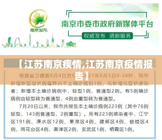 【江苏南京疾情,江苏南京疫情报告】