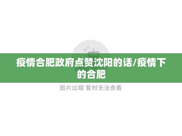疫情合肥政府点赞沈阳的话/疫情下的合肥