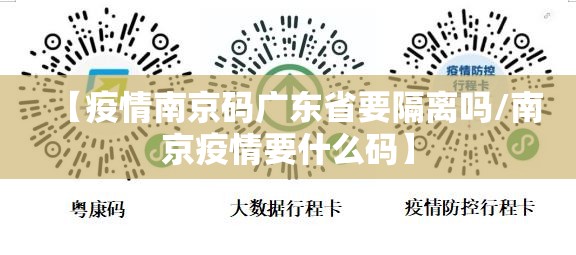 【疫情南京码广东省要隔离吗/南京疫情要什么码】