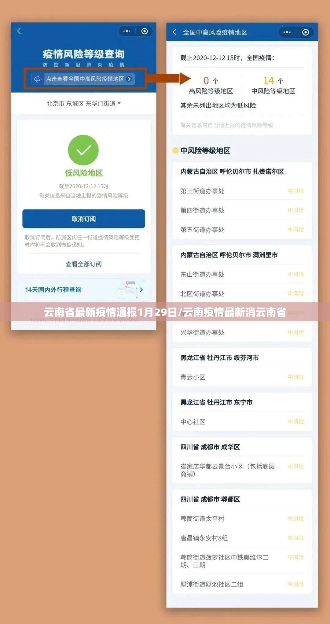 云南省最新疫情通报1月29日/云南疫情最新消云南省