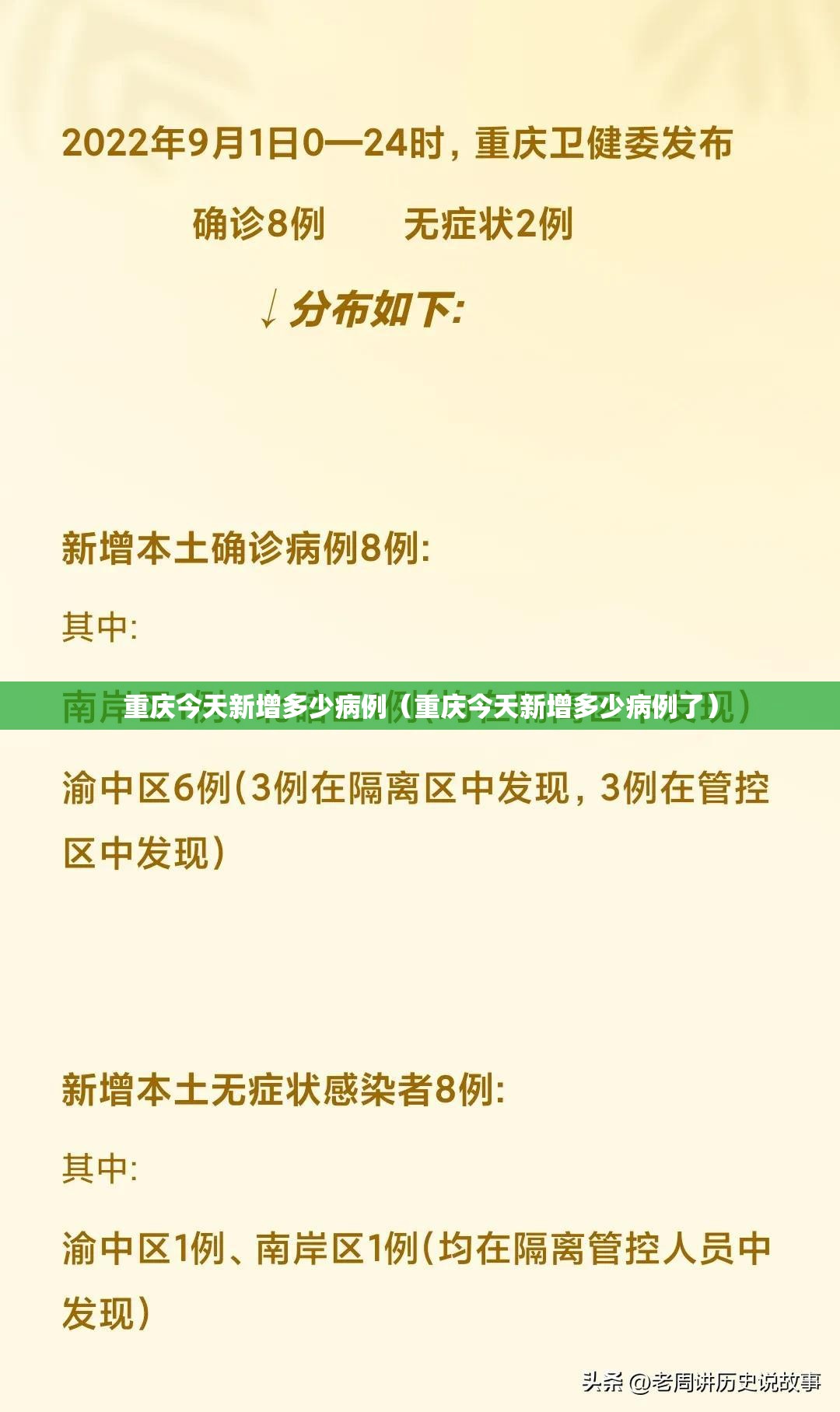重庆今天新增多少病例（重庆今天新增多少病例了）