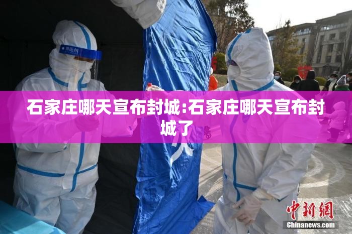 石家庄哪天宣布封城:石家庄哪天宣布封城了