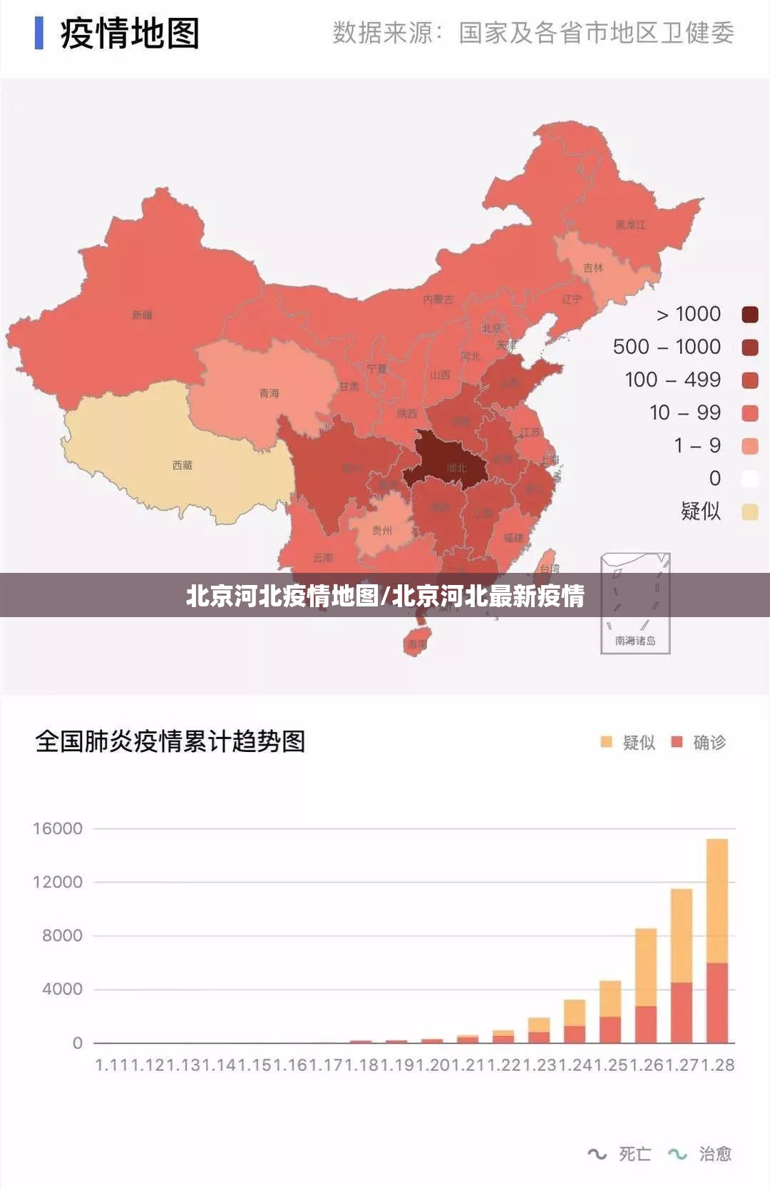 北京河北疫情地图/北京河北最新疫情