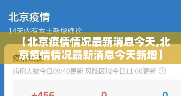 【北京疫情情况最新消息今天,北京疫情情况最新消息今天新增】