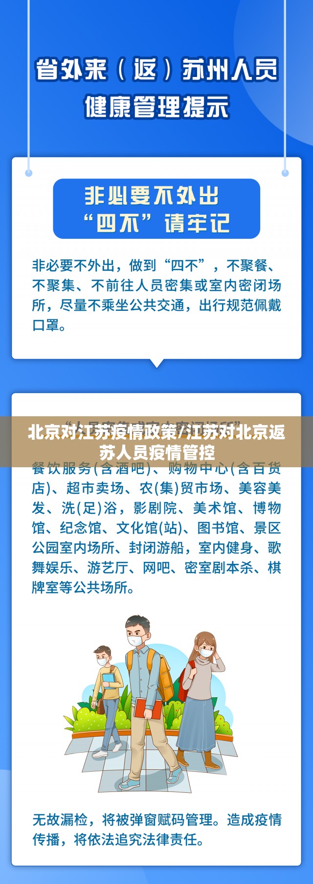 北京对江苏疫情政策/江苏对北京返苏人员疫情管控