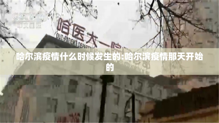 哈尔滨疫情什么时候发生的:哈尔滨疫情那天开始的