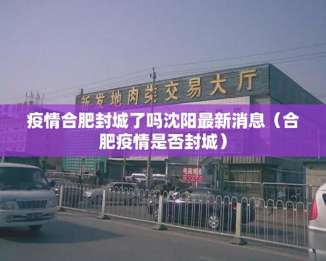 疫情合肥封城了吗沈阳最新消息（合肥疫情是否封城）