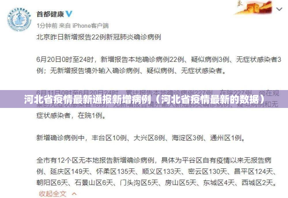 河北省疫情最新通报新增病例（河北省疫情最新的数据）
